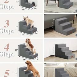 Cushioned  Stair Steps For Your Pet 