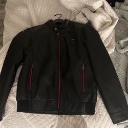 F Collection Leather Jacket 