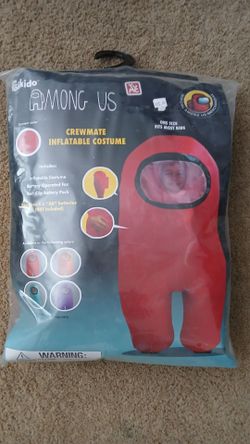 Among Us Crewmate Inflatable Kids Costume