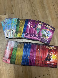 Minecraft Dungeons Arcade Cards Set