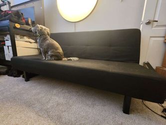 Two Black Futons