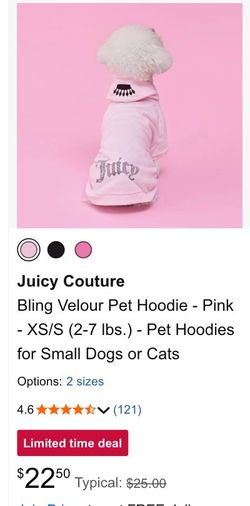 Juicy Couture small dog clothing