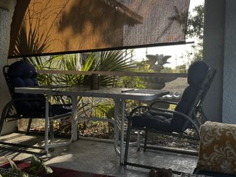 Table And Reclining Chairs