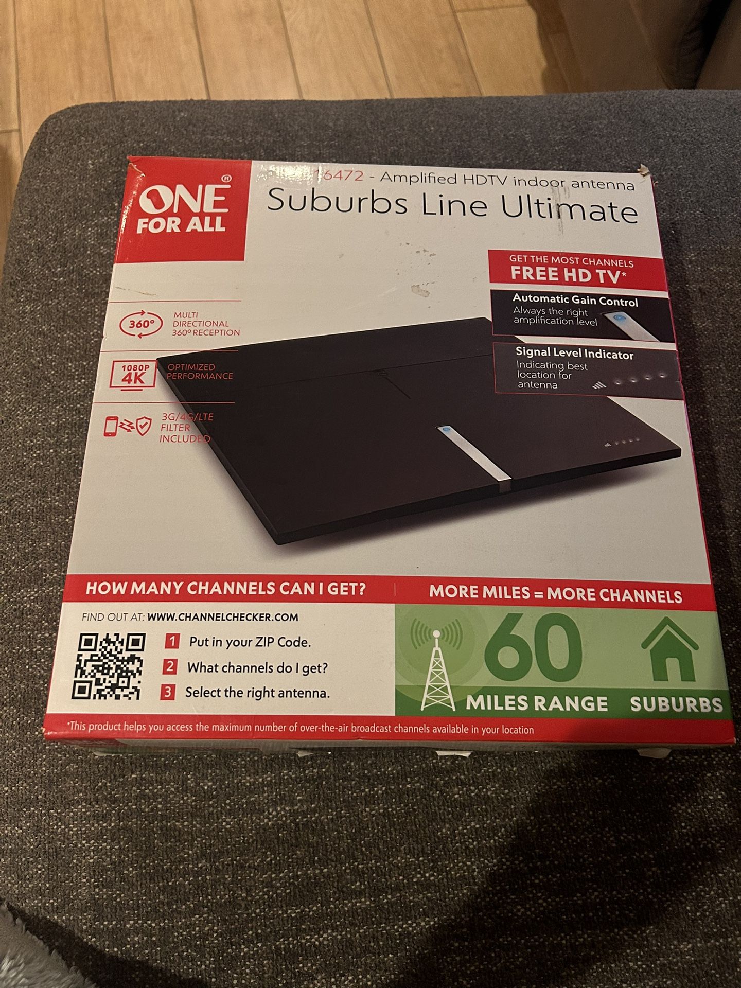 Amplified HDTV Indoor Antenna