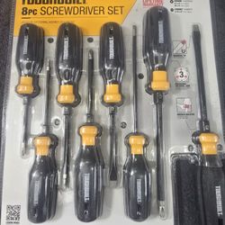 ToughBuilt 8 Pc Pro Screwdriver Set
