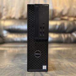 DELL Precision Tower 3420 Core i7 6th Gen. 16GB RAM 500GB SSD Windows 11 dual display desktop computer