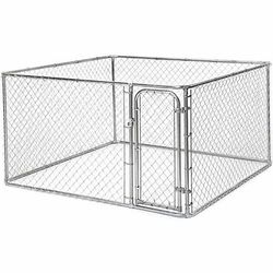10 X 10 Chainlink Dog Run With Top Shade