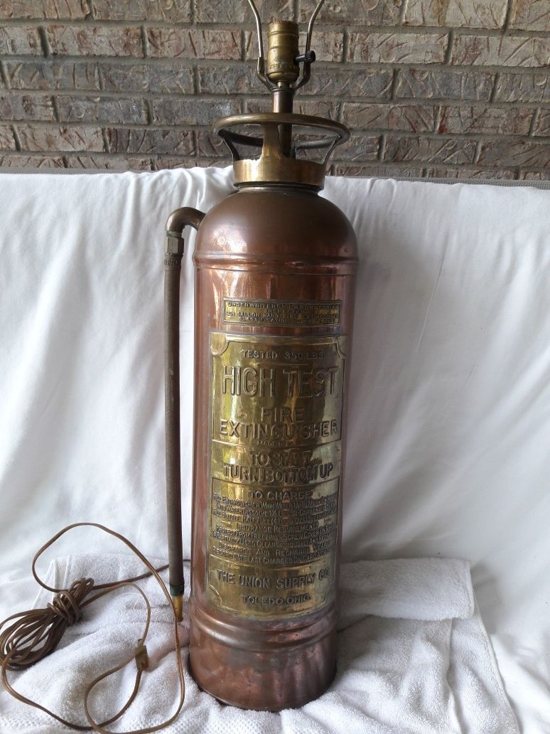 Vintage Hi Test fire extinguisher