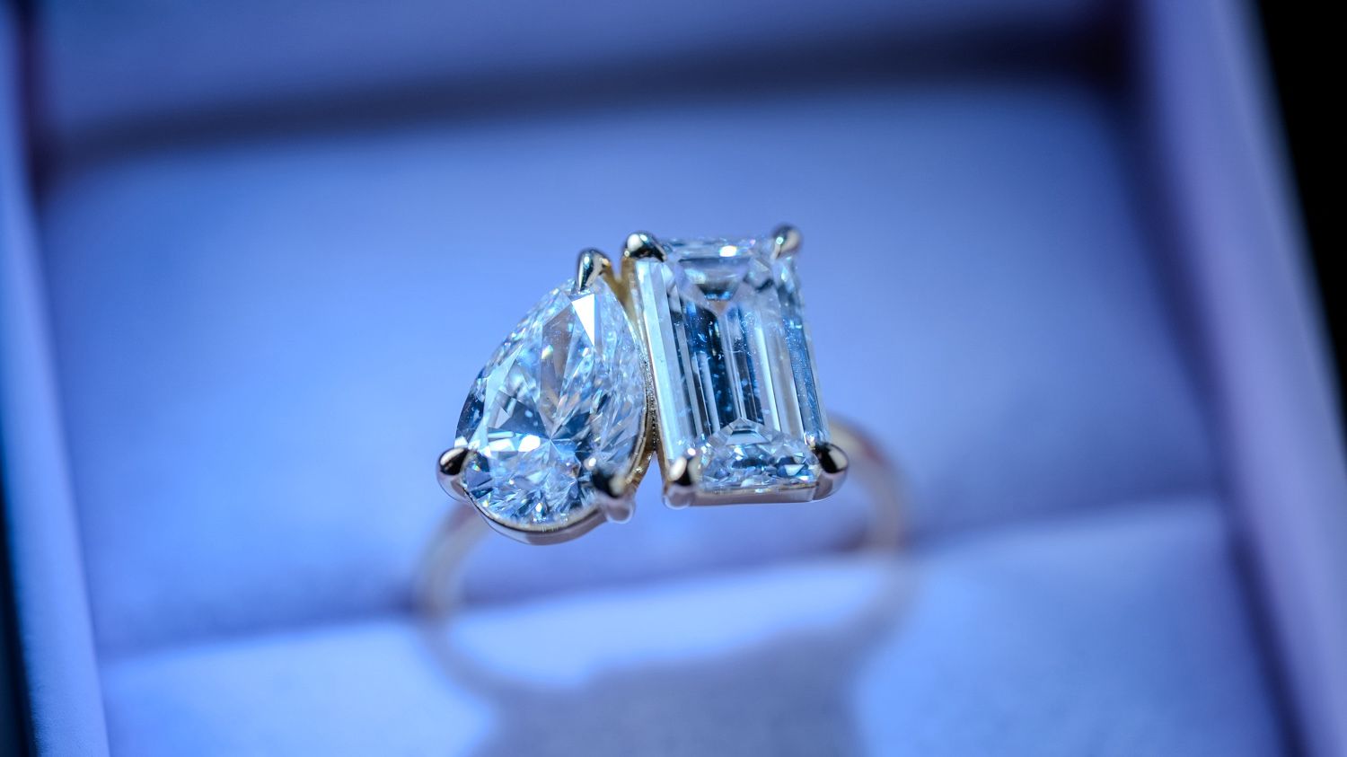 4.39ct Toi et Moi Diamond Ring – IGI Certified - 14K Solid Gold