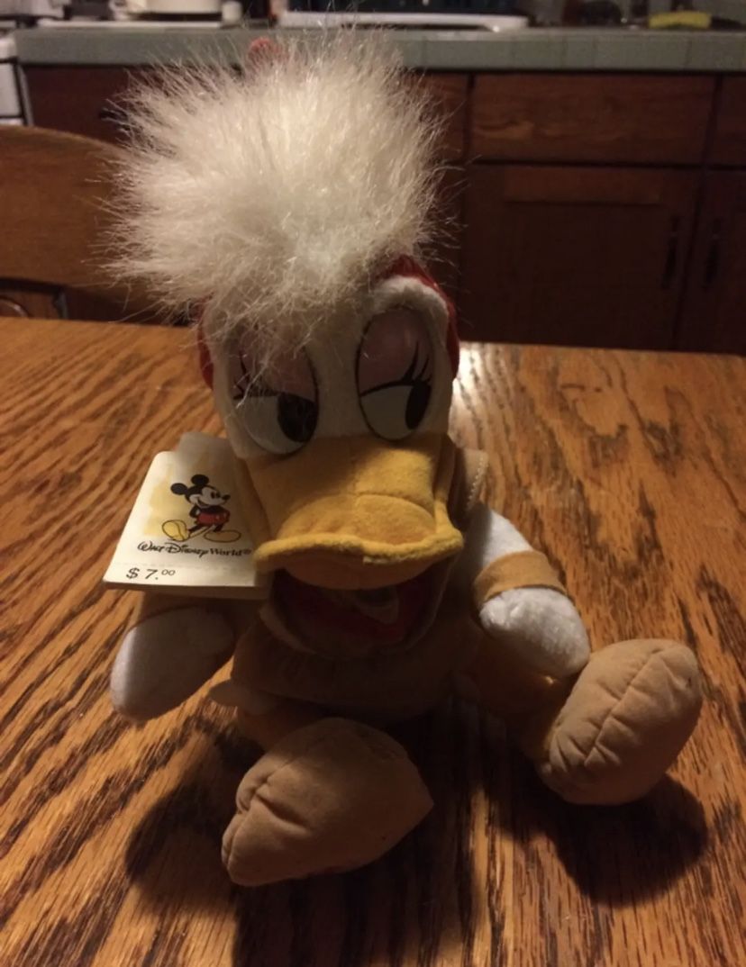 Vintage Native American Daisy Duck Stuffed Animal