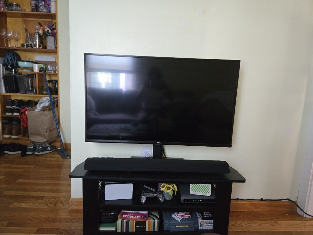 43 Inch TV and TV Stand