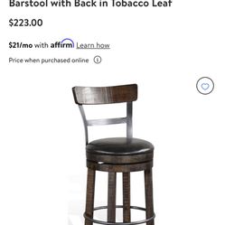 Sunny Designs Homestead 30" Wood Swivel Barstools