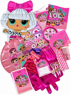 L.O.L. Surprise Birthday Party Supplies Set – Complete Party Kit