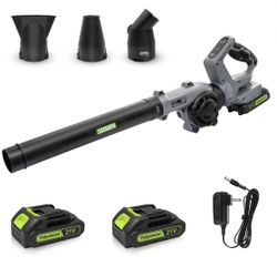 Leaf Blower 2 Batteries 