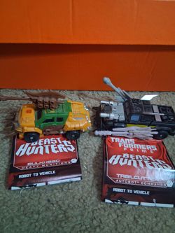 Transformers beast hunter trailcutter and bulkhead