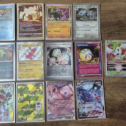 Pokémon Card Lot – Mew ex, Shadow Rider Calyrex VMAX TG, Pidgey IR & More