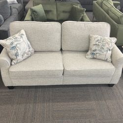 Ashley Alessio Sofa & Loveseat Set, Sesame (Full Price: $999)