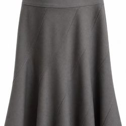 Gray Polyester blend skirt, Larry Levine, size 14