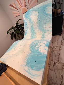 Two Twin XL Long foam pads lightly used 20.00 OBO
