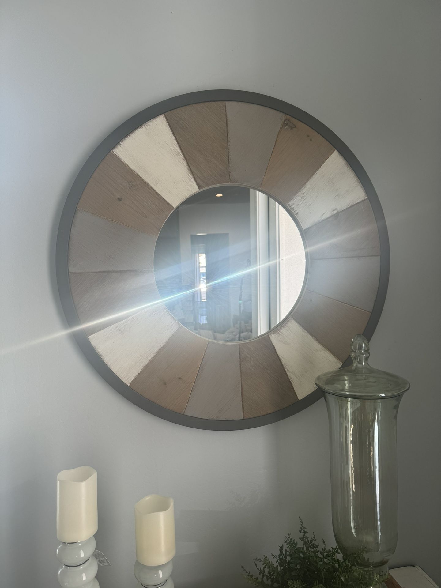 Large Rustic Farmhouse Mirror