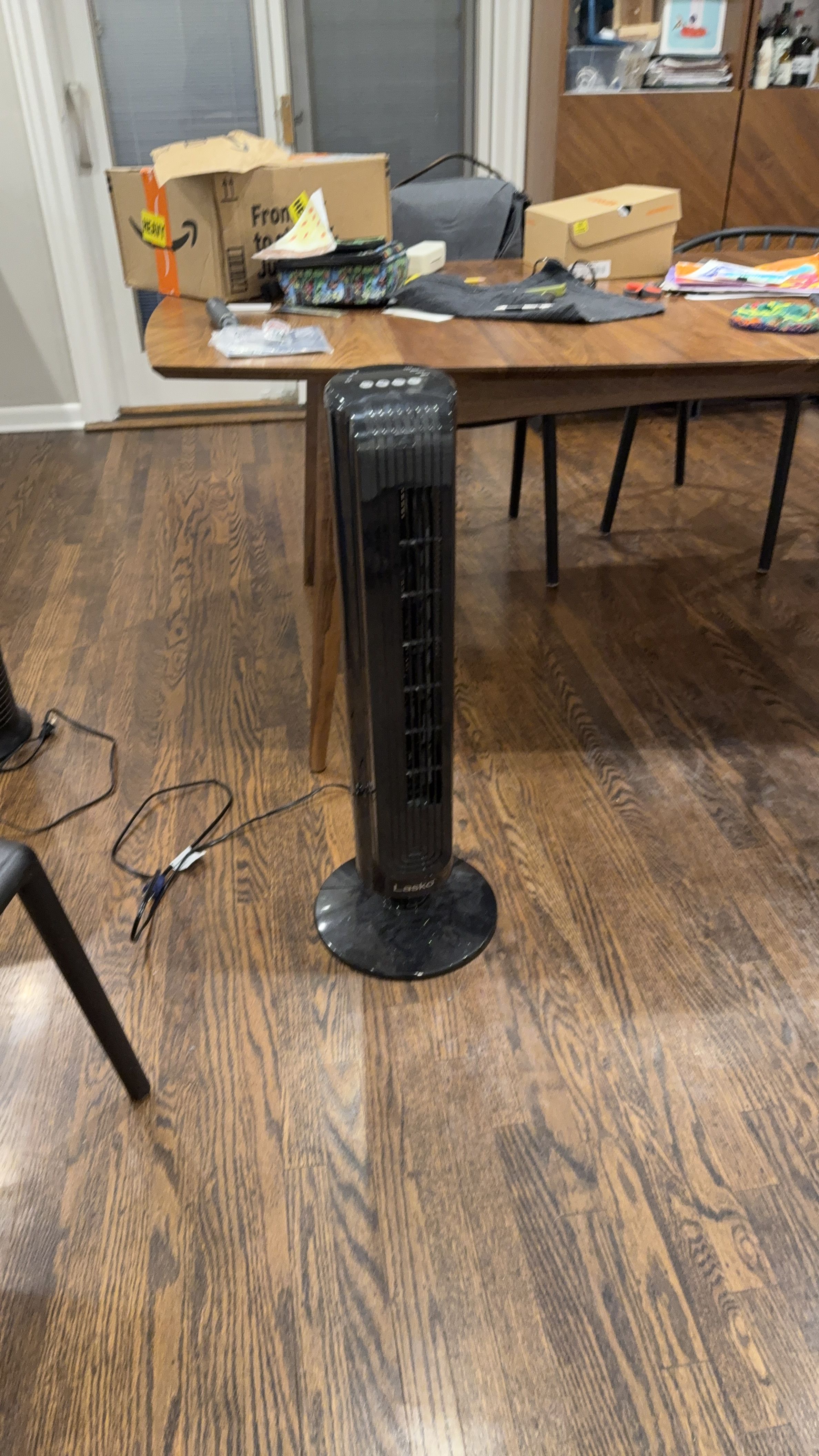 Black Tower Oscillating Fan