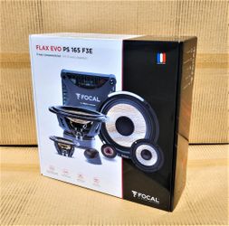 Focal PS 165 F3E Flax Evo Series 6 1/2" 3-Way Component Speaker System 160 Watts 🚨 Payment Options Available 🚨 No Credit Needed 🚨 