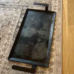 Cast iron stove top pan