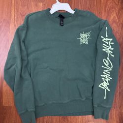 H&M Green Crewneck sweater