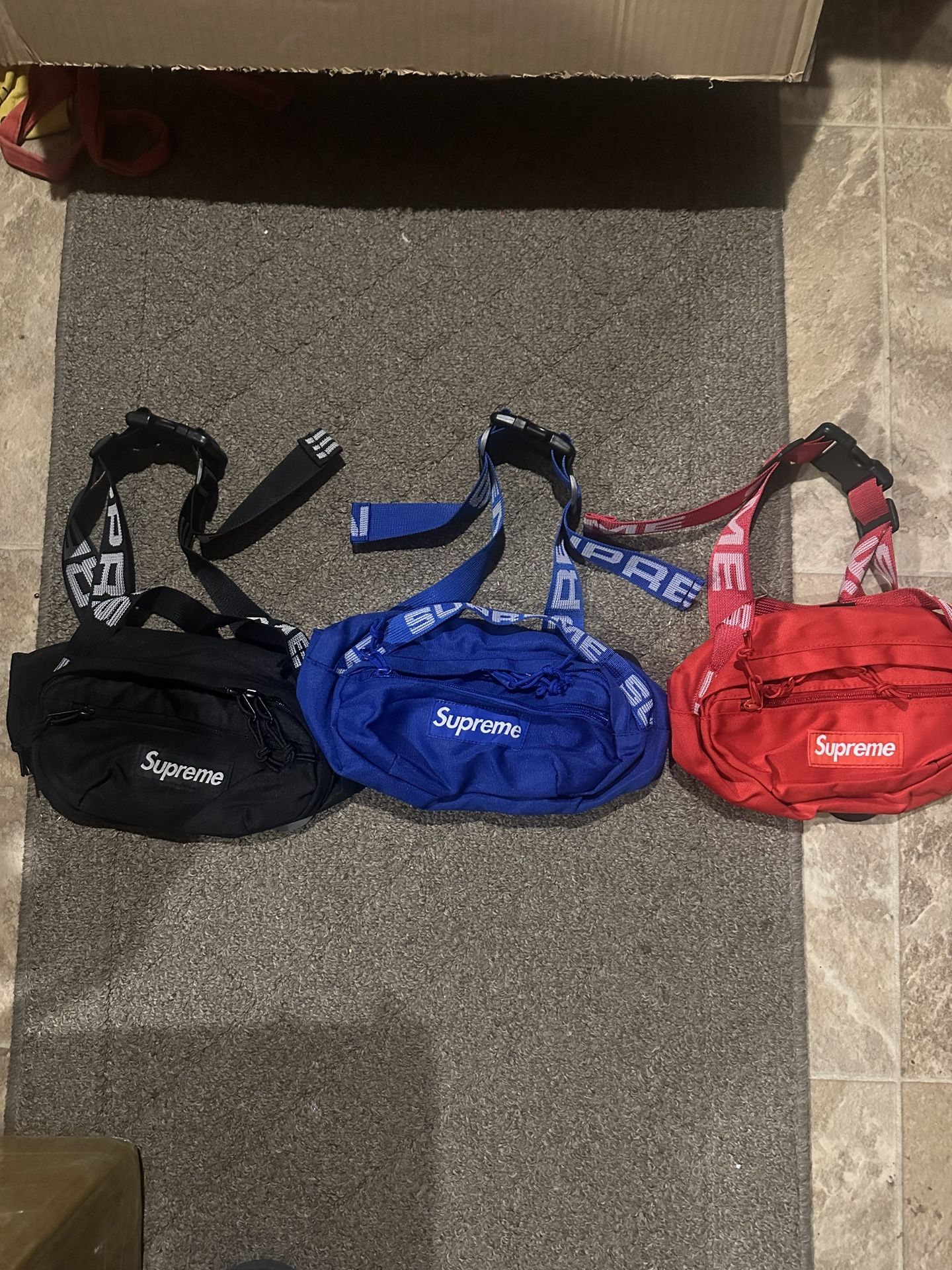 Authentic Supreme Waist bags