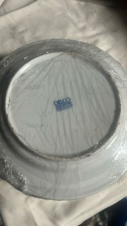 Delco Ceramics Porcelain Plates