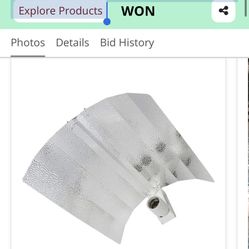 IPower GLWING20V1 19 Inch Hydroponic Gull Wing Reflector Hood For 250/400/600/1000W HPS MH Grow Light