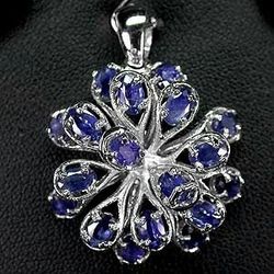 Genuine Blue Sapphire Pendant