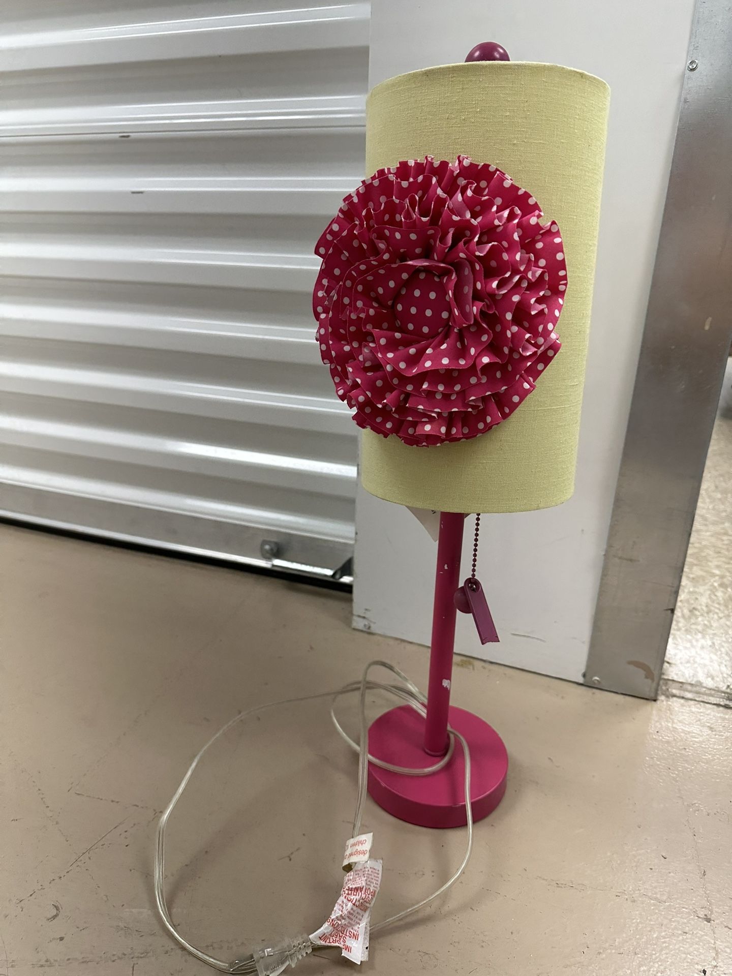 Adorable Girl Room Lamp Pink And Green From Hobby Lobby - Payed $44