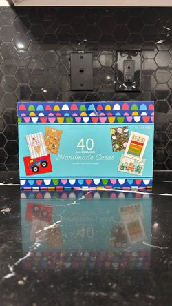 Hand Crafted All Occasion Greeting Cards, 40-count