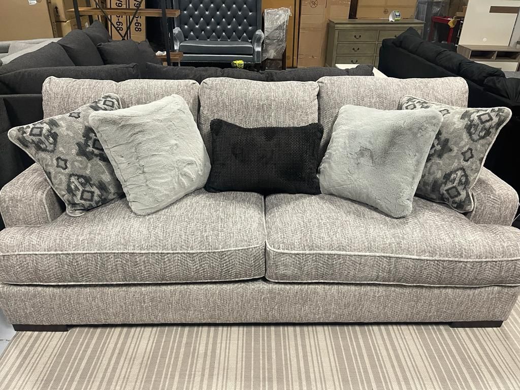 Mercado Pewter Sofa & Loveseat / 2pc Set Same Day Delivery Cash or Financing Payment for