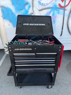 Black U.S. General Mechanics Cart – Mechanic Ready