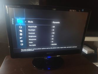 Samsung LCD TV/Monitor 21.5 Wide-screen (no remote) 