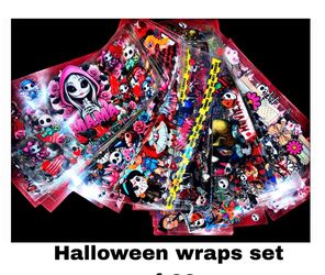 New Halloween style under wraps high color set of 40