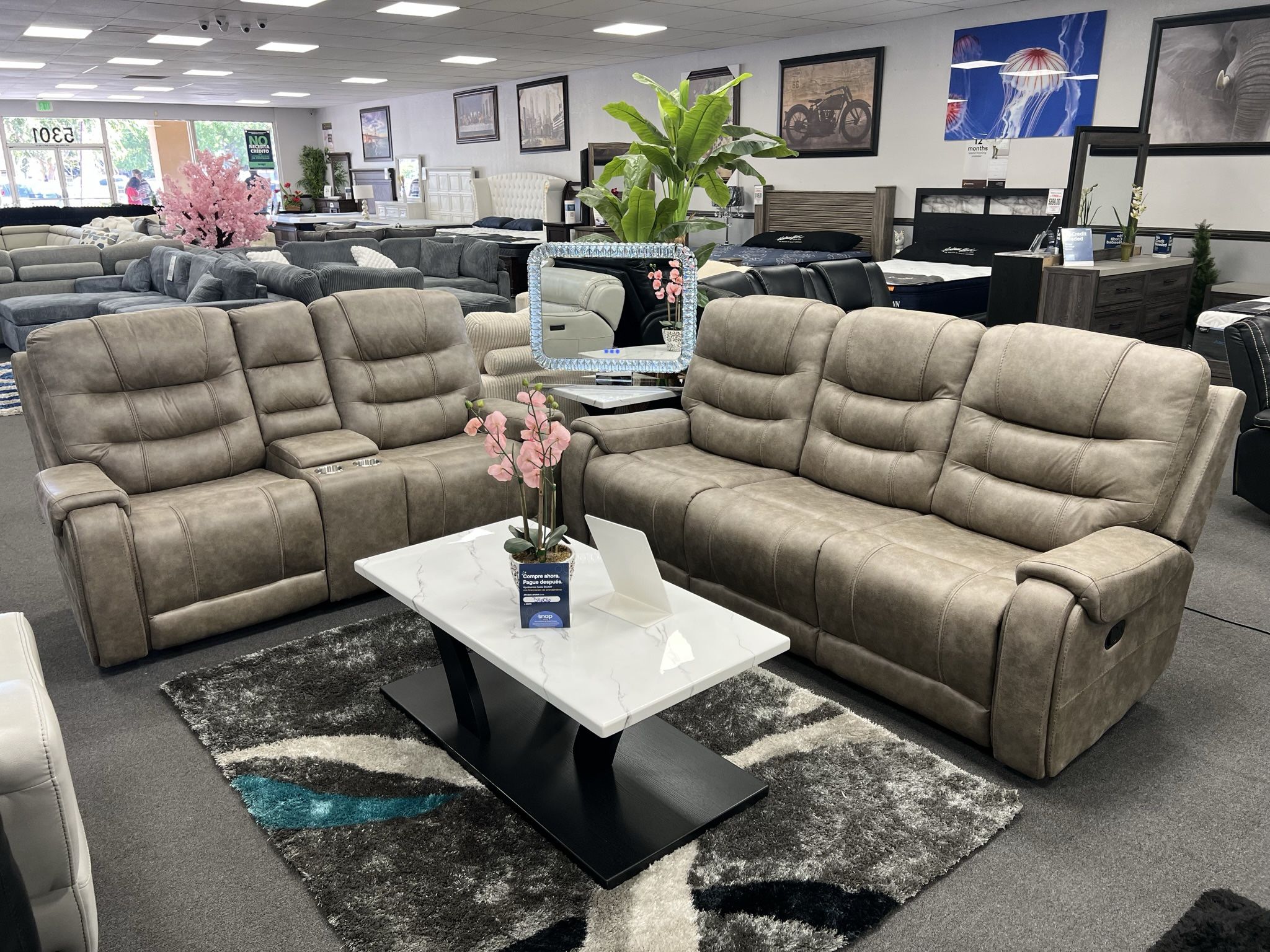 2PC Sofa & Loveseat 🔥SALE🔥