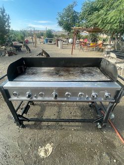 8 burner grill with griddle