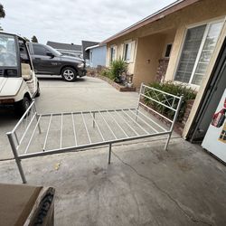 Twin Metal Bed frame- OBO