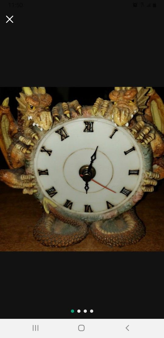 Dragon clock collectible