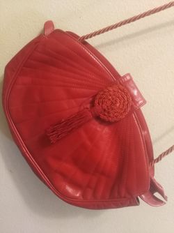 Vintage Barbara Bolan Purse Genuine Leather