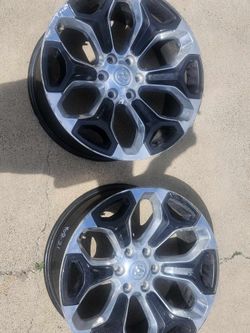 22-inch factory OEM wheel rim for a 2019-2026 Dodge Ram 1500