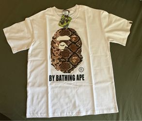 BAPE A Bathing Ape Snakeskin Graphic Tee