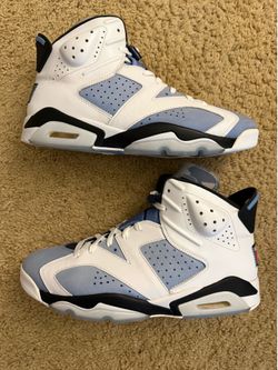 Size 13 (Pre owned, no box) - Air Jordan 6 retro university blue UNC