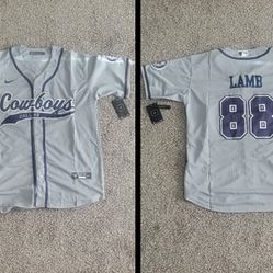 Dallas Cowboys Lamb Baseball Jersey 