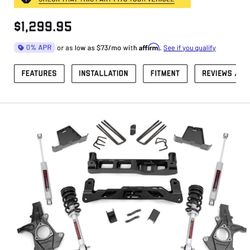 7.5 Inch Lift Kit Chevy/gmc 1500 2wd(07-13)