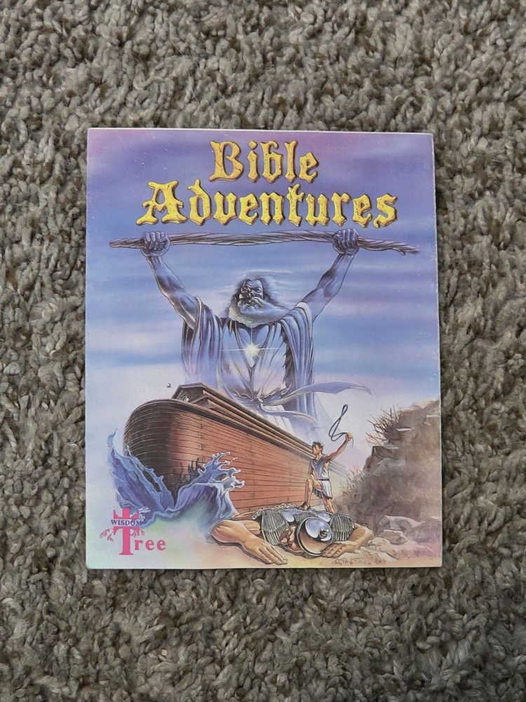 Bible Adventures manual for Nintendo NES game in Excellent Condition