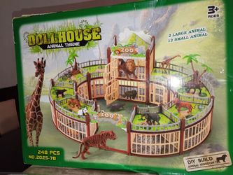 Animal Kingdom Zoo Dollhouse Playset - DIY